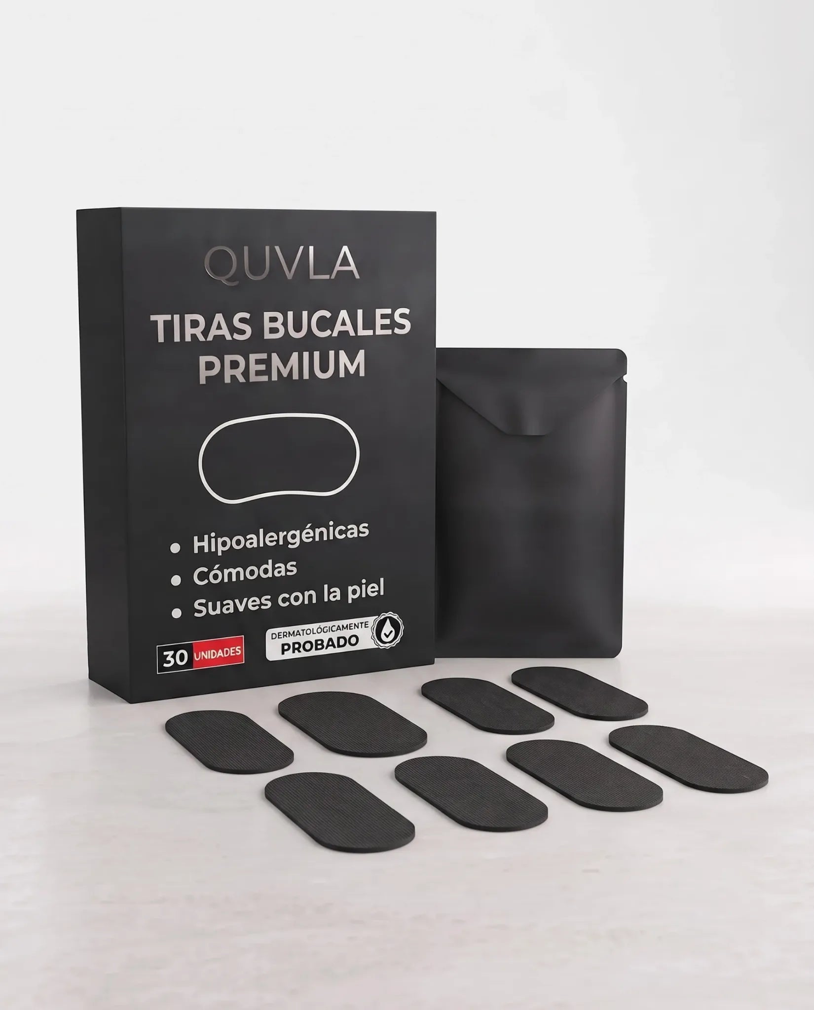 Tiras bucales QUVLA, una caja de 30 usos